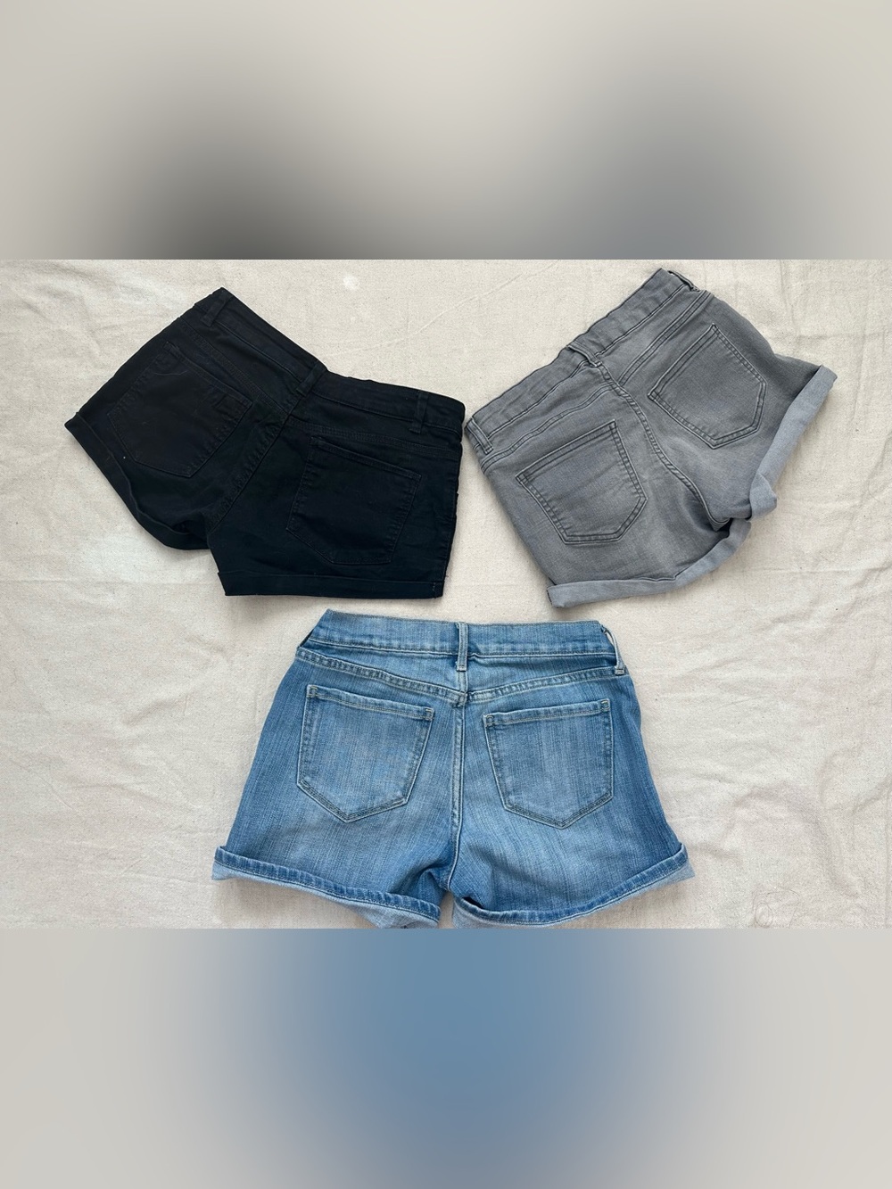 3 Small Denim Shorts Bundle Size 0, 4, 2 - Picture 3 of 16